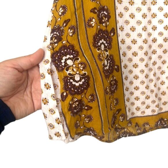 Free People Tunic Top Woman’s Size XS Lightweight Oversized Bohemian V-Neck READ - Picture 5 of 13